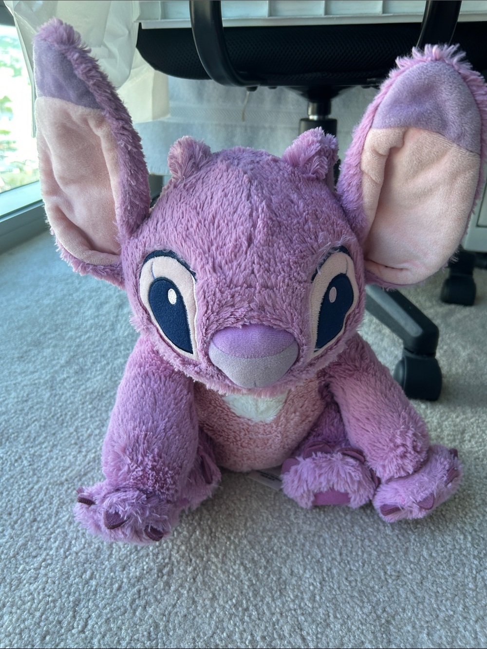 Disney Purple Stitch-Inspired Plush Toy - Lavender and Light Pink Accents